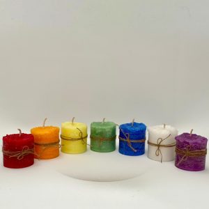 Set velas medianas 7 colores